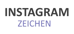 Instagram Zeichen Und Symbole Fixmepls De