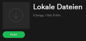 Spotify lokale Dateien synchronisieren nicht